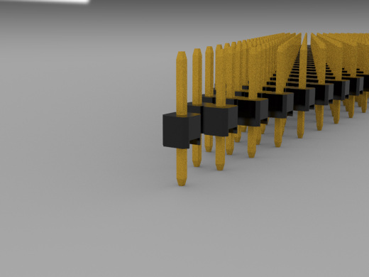 通孔PCB引脚接头，间距2mm，高度5mm。从1x1到1x32引脚的版本缩略图